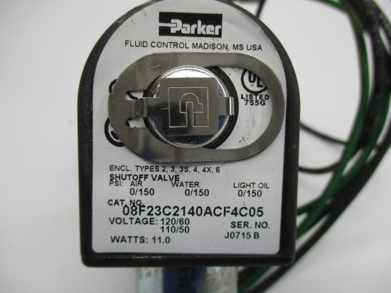 PARKER 08F23C2140ACF4C05 110/120V 0/150PSI NSNP