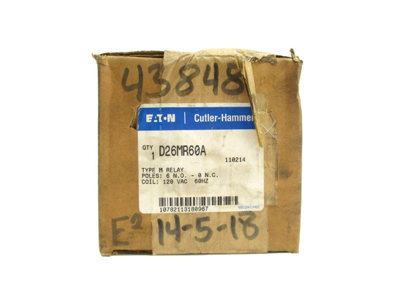 CUTLER HAMMER D26MR60A 120VAC NSFS