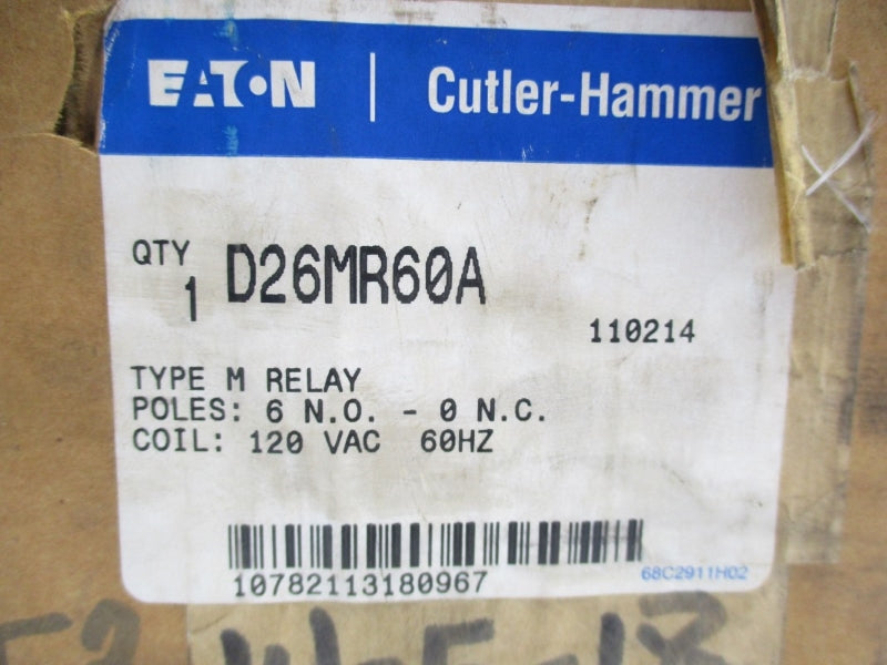 CUTLER HAMMER D26MR60A 120VAC NSFS