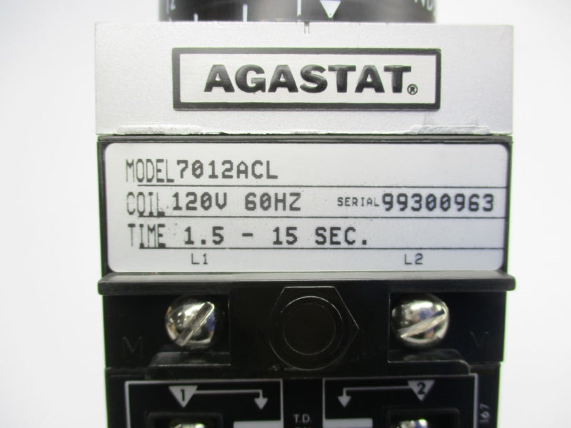 AGASTAT 7012ACL 120V 1.5-15S NSNP