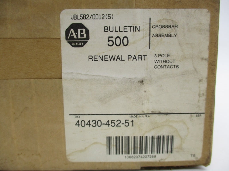 ALLEN BRADLEY 40430-452-51 (BR/WH) NSFS