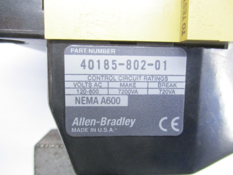 ALLEN BRADLEY 40185-802-01 120-600VAC NSNP