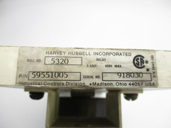HUBBELL 59551005 600V 5A UNMP