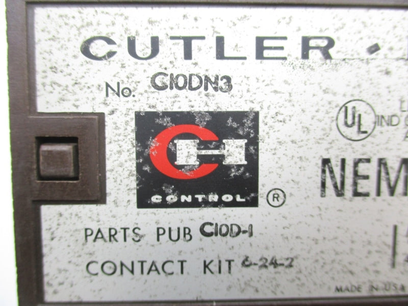 CUTLER HAMMER C10DN3 SER. A1 110/120V NSNP