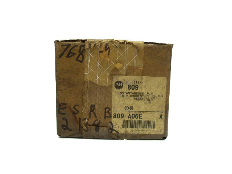 ALLEN BRADLEY 809-A06E SER. A 12A (BR/WH) NSFS