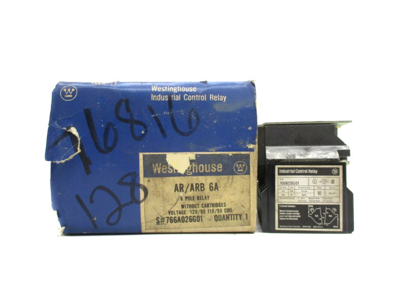 WESTINGHOUSE AR/ARB6A 766A026G01 110/120V 6A NSMP