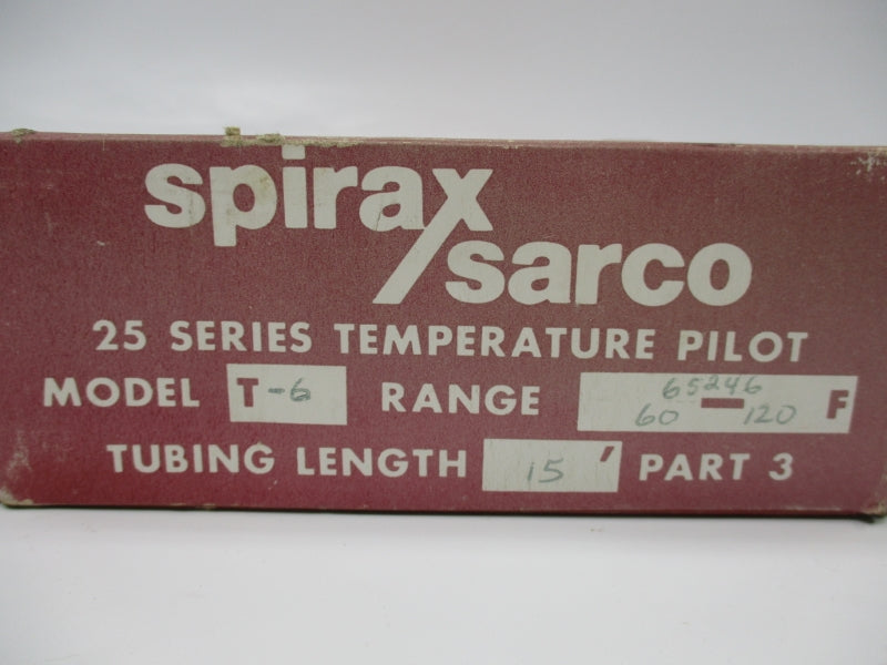 SPIRAX SARCO 65246 T-6 SER. 25 60-120'F 15' NSMP