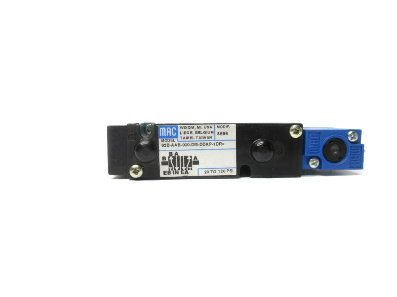 MAC 92B-AAB-000-DM-DDAP-1DR 24VDC 20-120PSI UNMP