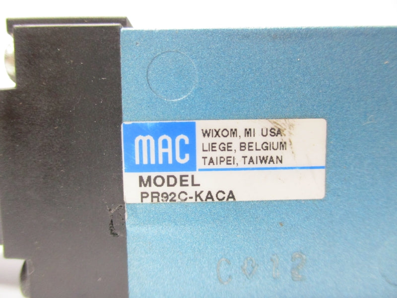 MAC PR92C-KACA 0-120PSI UNMP