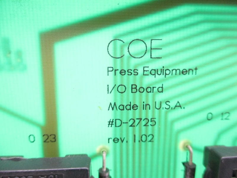 COE D-2725 REV. 1.02 UNMP