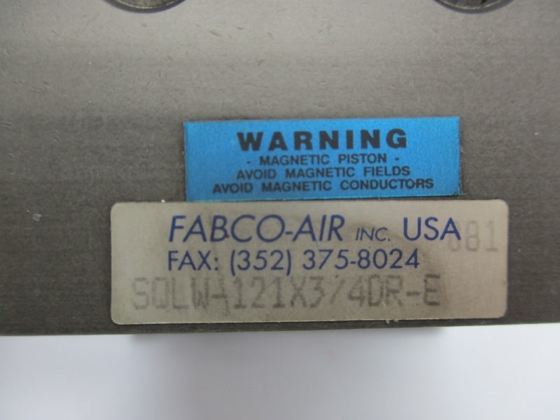 FABCO AIR SQLW-121X3/4DR-E UNMP