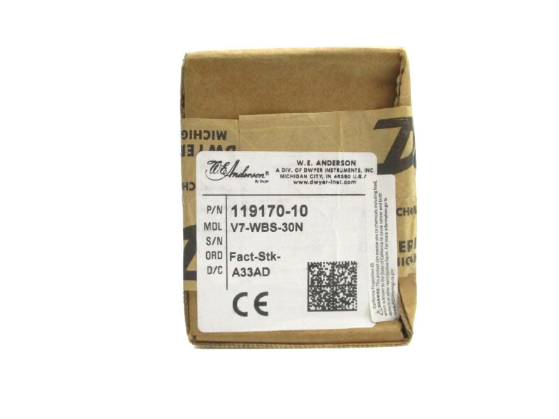 DWYER V7-WBS-30N 480VAC 10A 250PSI NSMP