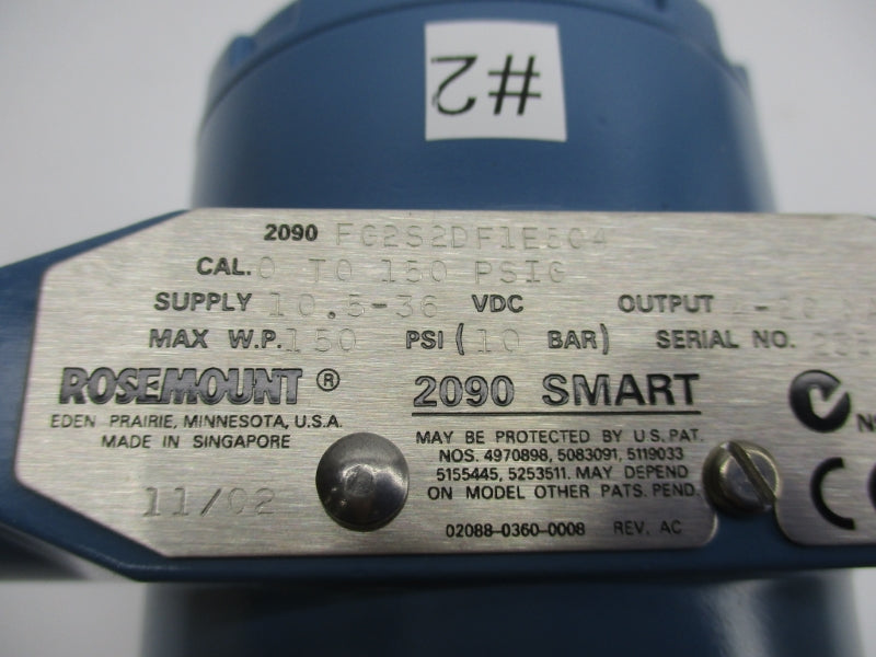 BURKERT 2000A3/4PTFESS US07143 160PSI NSNP