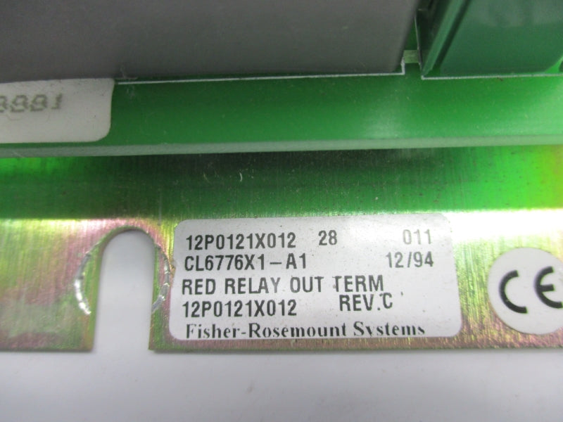 FISHER ROSEMOUNT 12P0121X012 REV. C UNMP