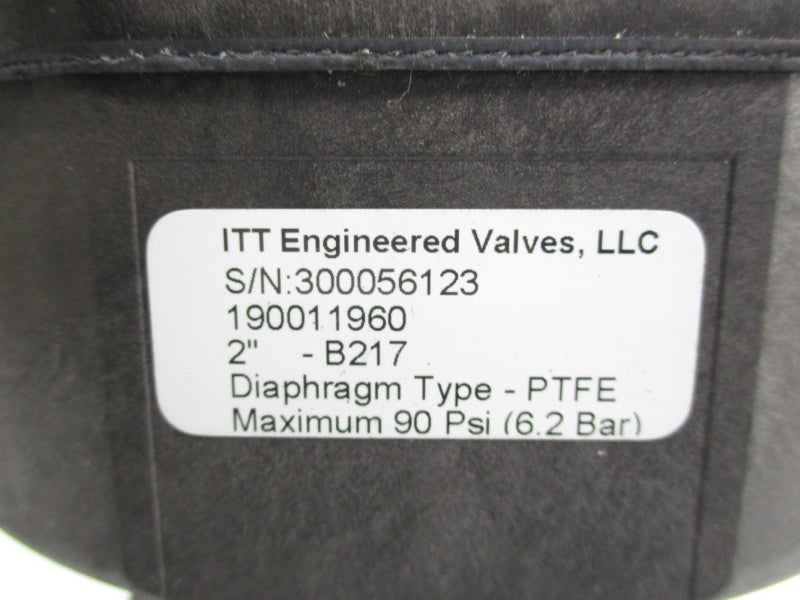 ITT 2-316L-RA20MAX-CWP150 B217 90PSI 2" NSNP