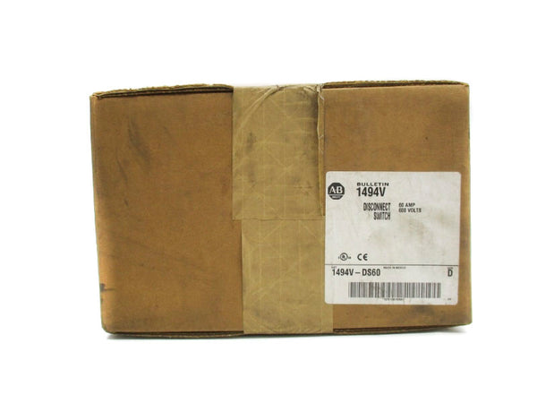 ALLEN BRADLEY 1494V-DS60 SER. D 600V 60A (BR/WH) NSFS