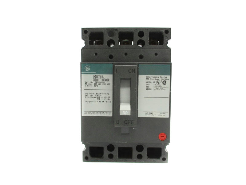 GENERAL ELECTRIC TED134050 480VAC 50A NSNP