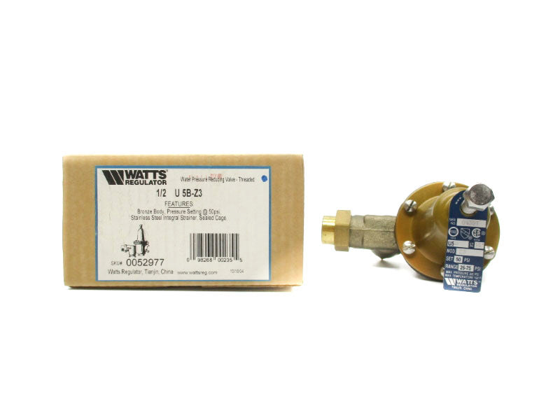 WATTS 1/2-U5B-Z3 0052977 50PSI NSMP