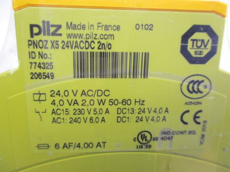 PILZ PNOZX524VACDC2N/O 774325 24VAC/DC 4.0A NSNP
