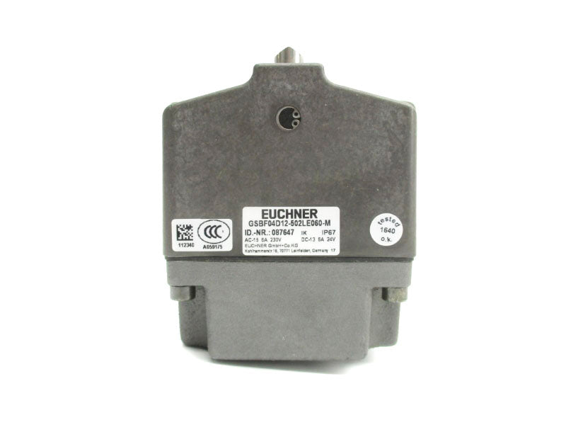 EUCHNER GSBF04D12-502LE060-M 087647 230VAC 6A NSNP