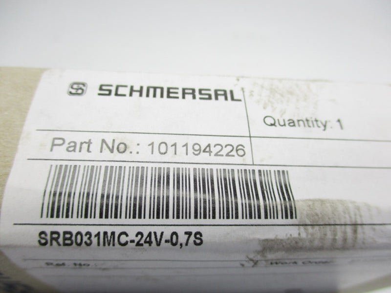 SCHMERSAL SRB031MC-24V-0.7S 101194226 24VAC/DC 6A 0.7S NSMP