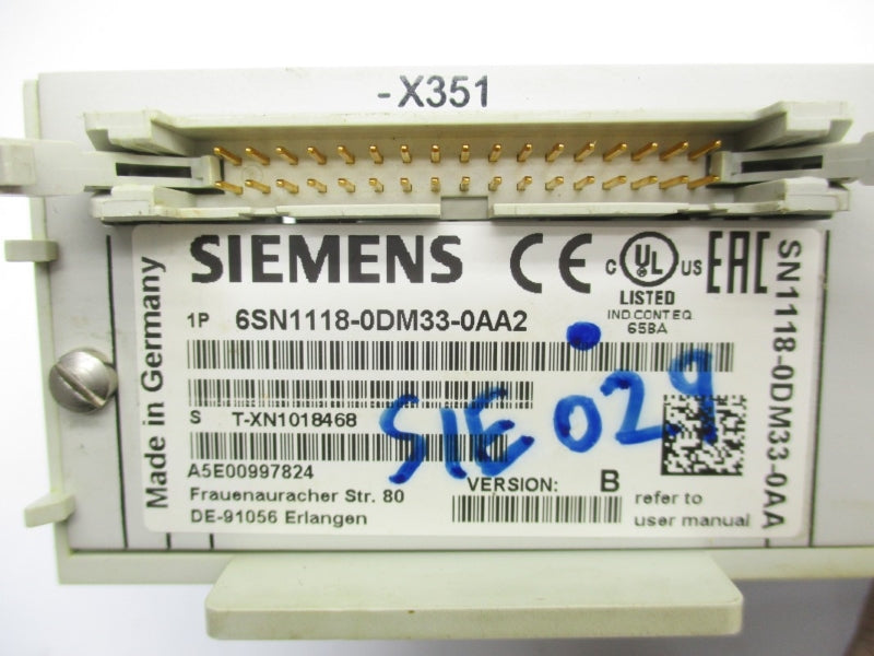 SIEMENS 6SN1118-0DM33-0AA2 UNMP
