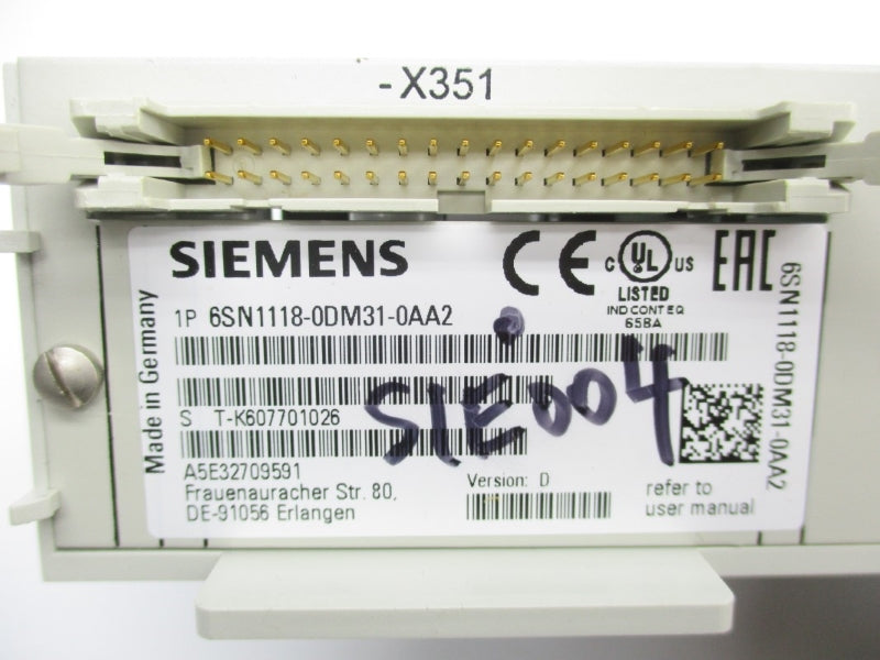 SIEMENS 6SN1118-0DM31-0AA2 NSNP