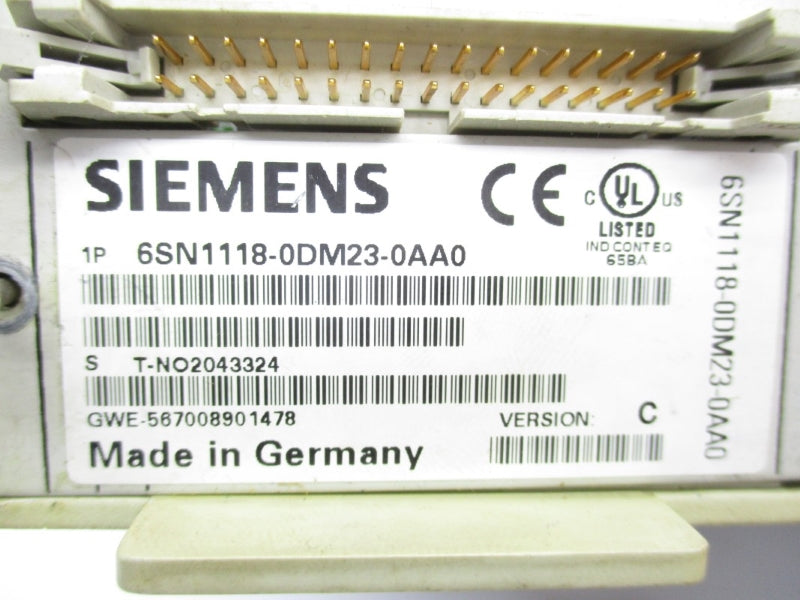SIEMENS 6SN1118-0DM23-0AA0 (AS PICTURED) UNMP