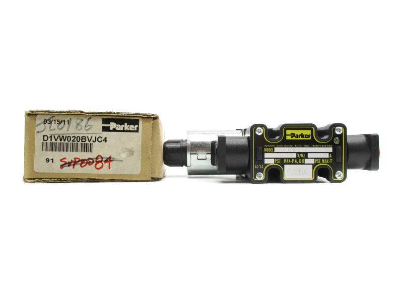 PARKER D1VW020BVJC4 24VDC 1.39A 4000PSI NSMP