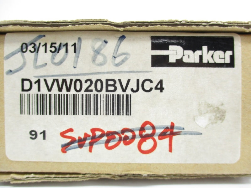 PARKER D1VW020BVJC4 24VDC 1.39A 4000PSI NSMP
