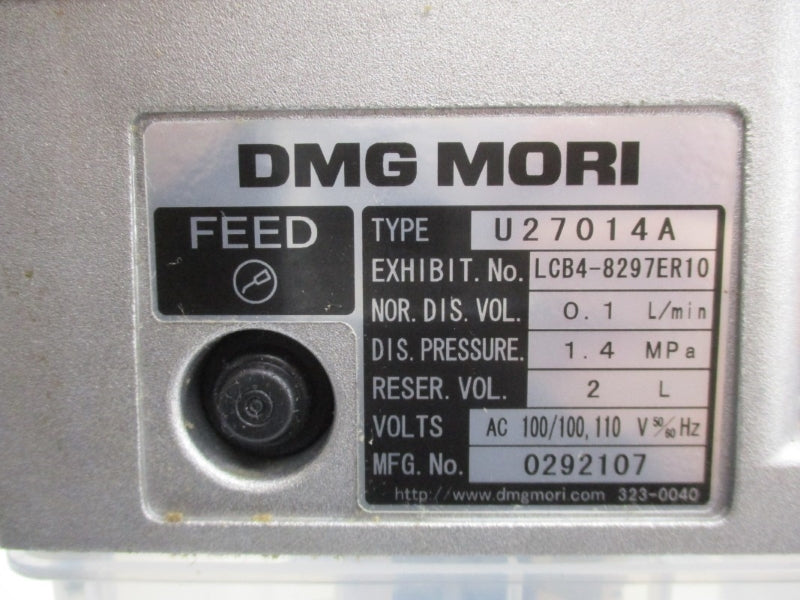 DMG MORI 0292107 U27014A 100/100,110VAC NSNP