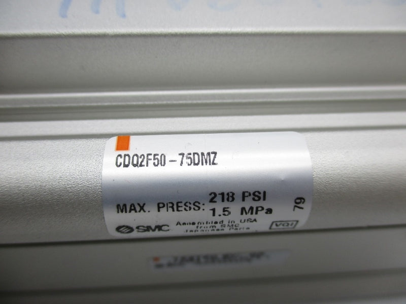 SMC CDQ2F50-75DMZ 218PSI NSNP