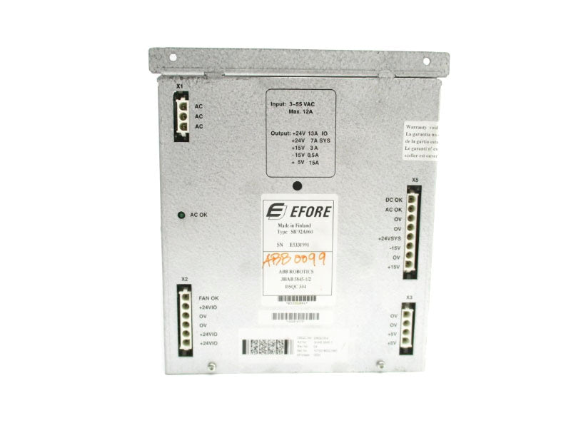 EFORE 3HAB5845-1/2 SR92A060 3-55VAC NSNP