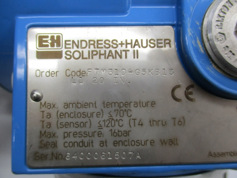 ENDRESS+HAUSER FTM31D-G5KB13 NSNP