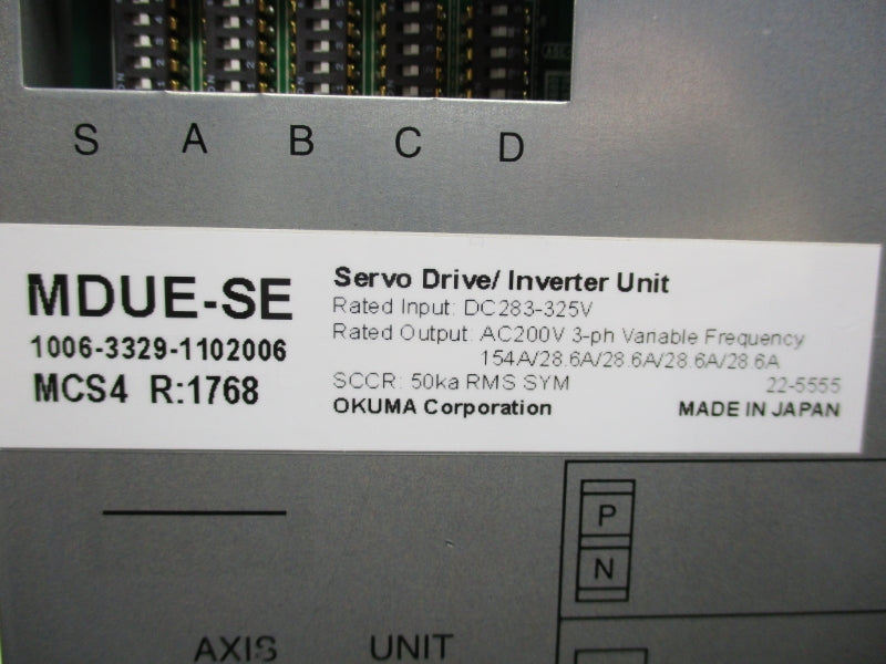 OKUMA MDUE-SE 283-325VDC NSNP