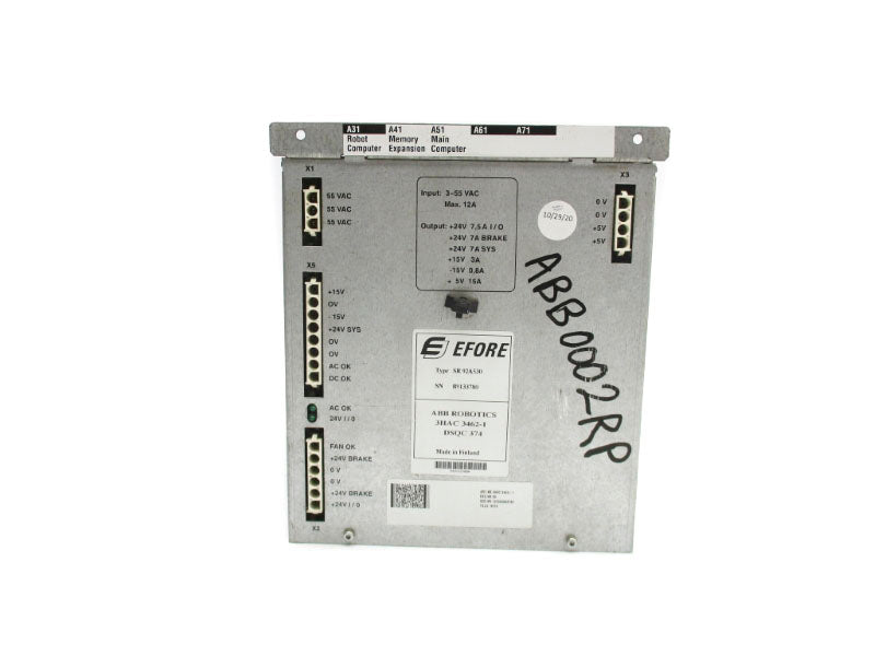 EFORE 3HAC3462-1 SR92A530 3-55VAC 12A UNMP