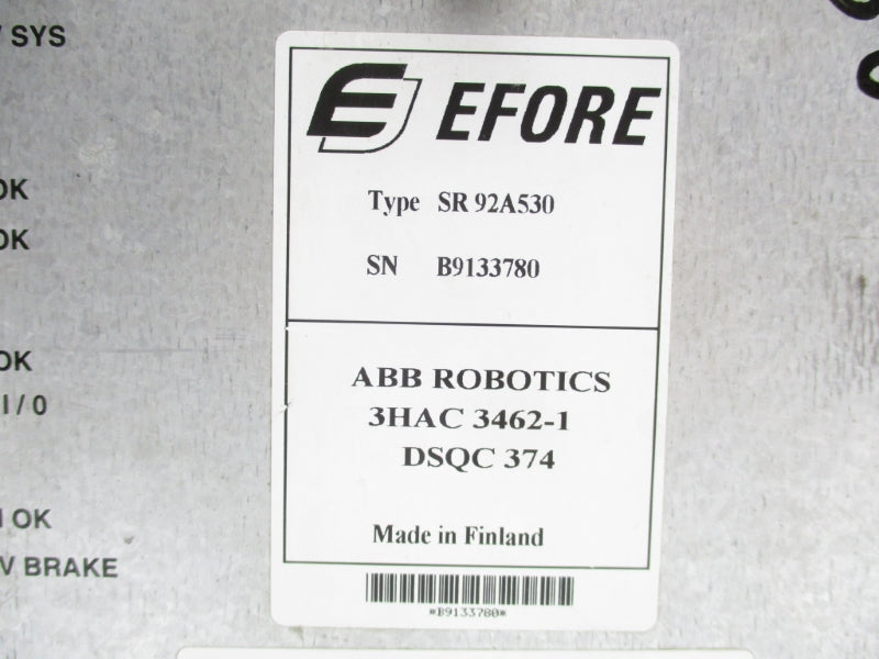EFORE 3HAC3462-1 SR92A530 3-55VAC 12A UNMP