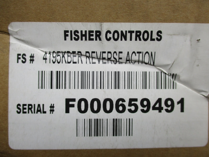 FISHER CONTROLS 4195KBER NSFS