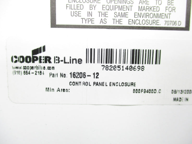 COOPER 16206-12 UNMP