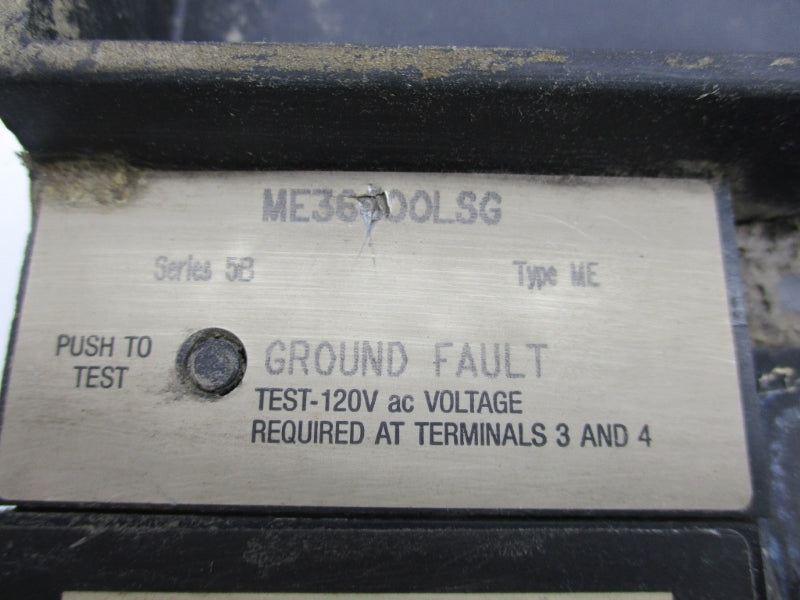 SQUARE D ME36600LSG SER. 5B 120VAC 800A UNMP