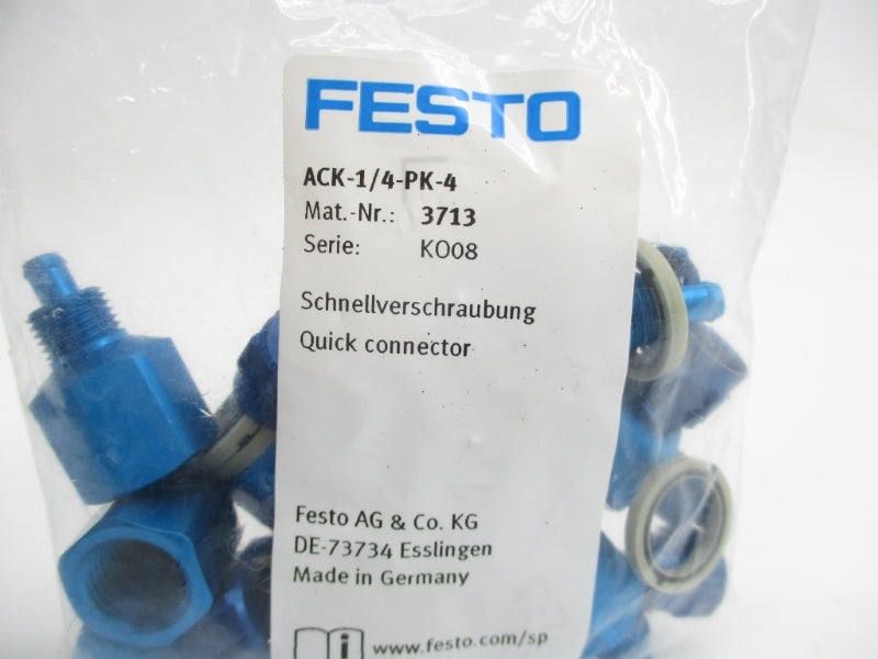 FESTO ACK-1/4-PK-4 3713 NSMP