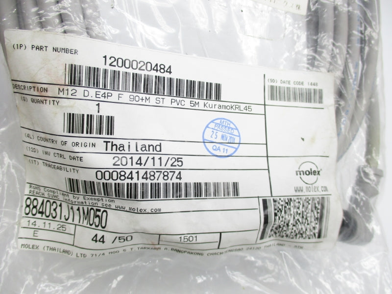 MOLEX 1200020484 884031J11M050 NSMP