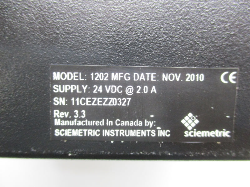SCIEMETRIC INSTRUMENTS 1202 24VDC 2.0A NSNP