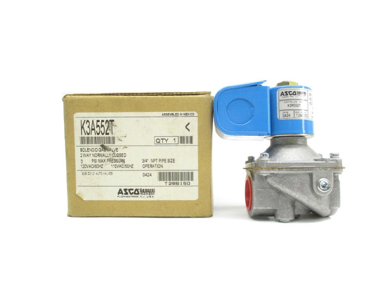 ASCO K3A552T 110/120V .150A 3PSI 3/4" NSMP