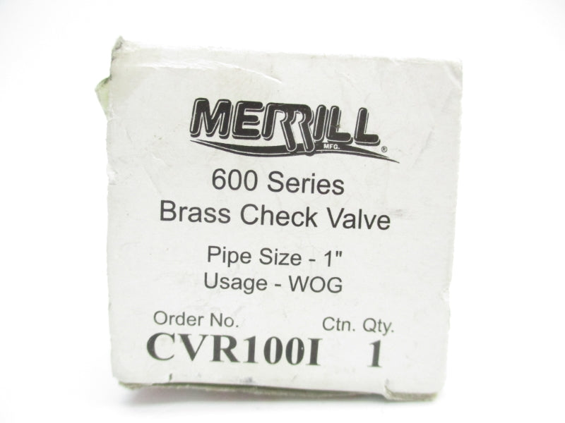 MERRILL CVR100I 1" NSMP