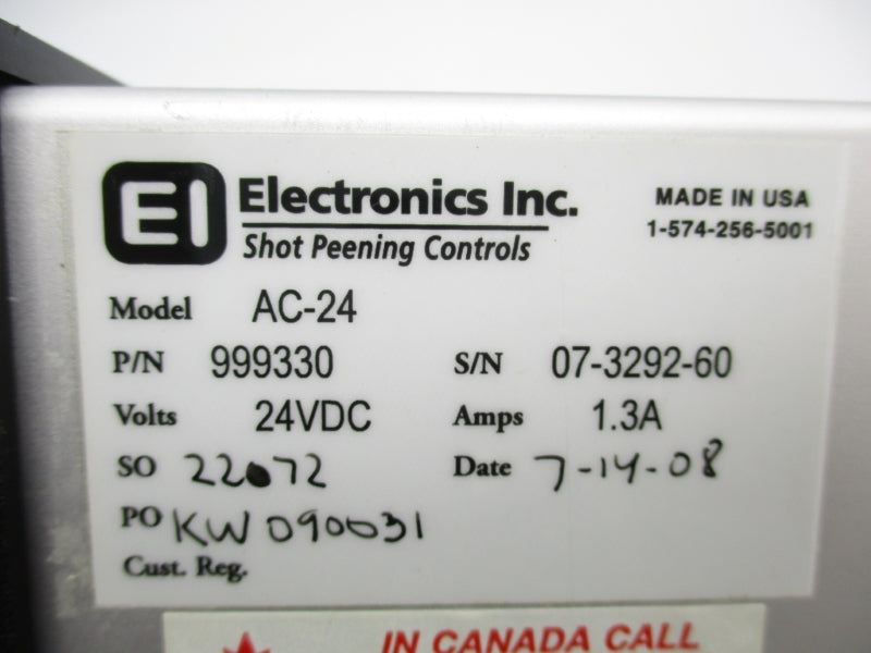 EI ELECTRONICS AC-24 999330 24VDC 1.3A NSMP