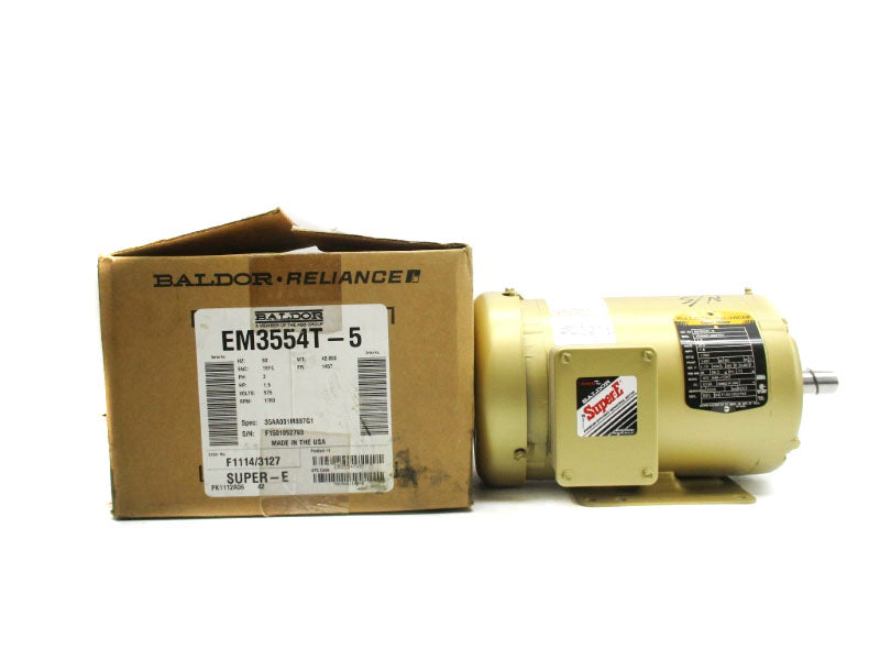 BALDOR EM3554T-5 575V 1.8A NSMP