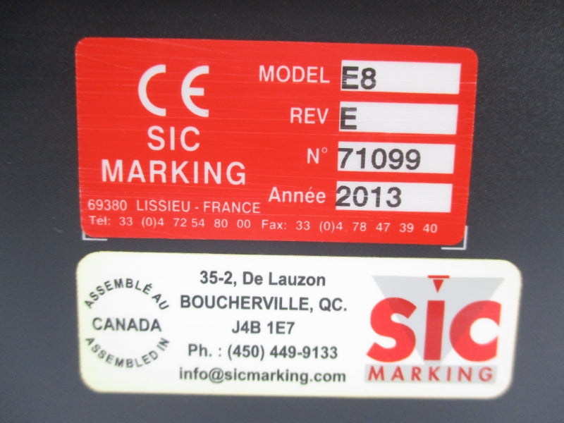 SIC MARKING E8 250V 5A UNMP