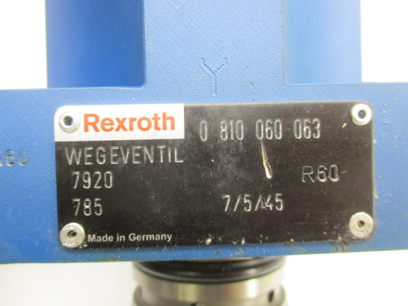 REXROTH 0810060063 NSNP