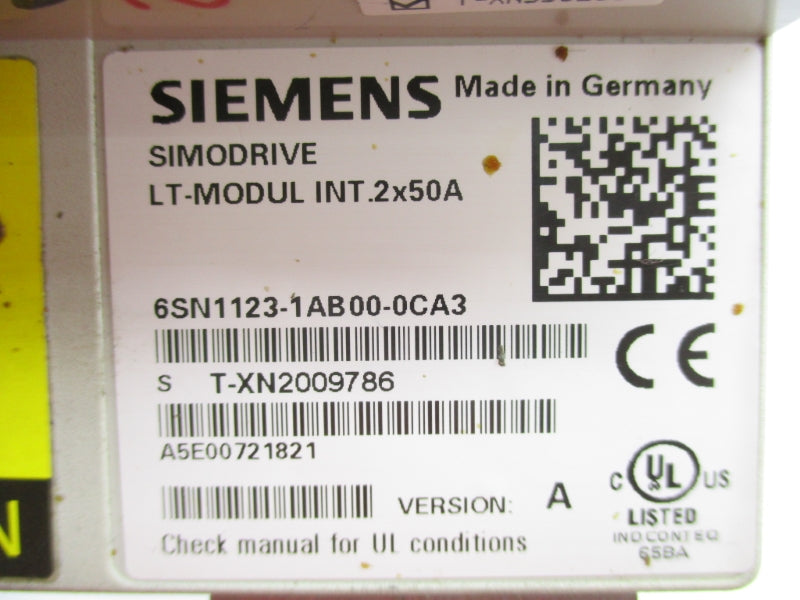 SIEMENS 6SN1123-1AB00-0CA3 UNMP